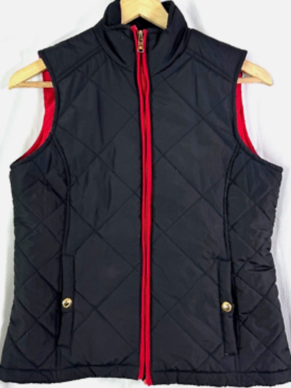 LAUREN Ralph Lauren Black Quilted Vest